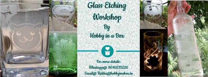 Glass Etching Drinkware Workshop – Assembly: gather + create