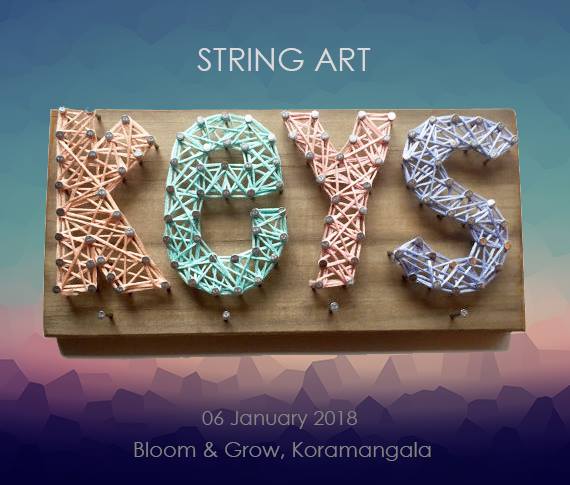 String Art workshop in Bangalore