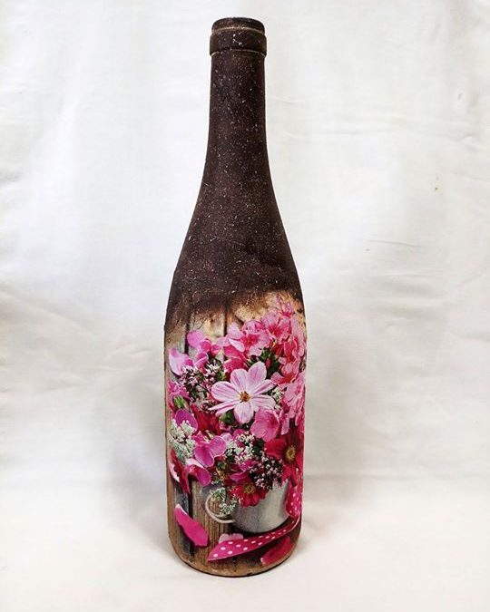 Decoupage – Bottle Art