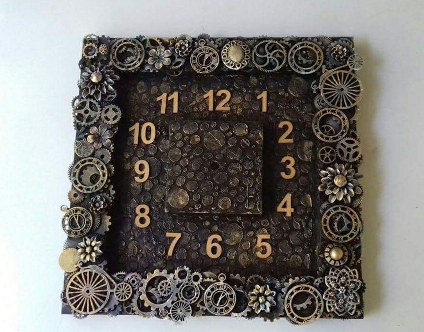 Steampunk clock