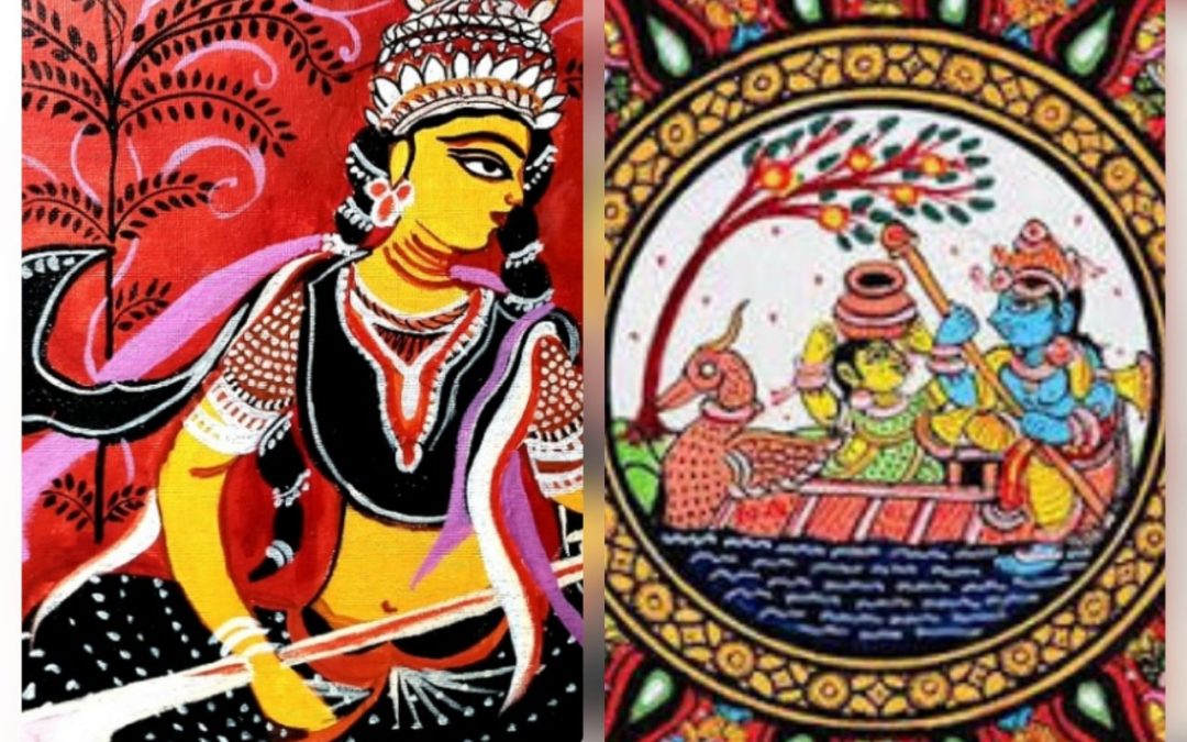 Pattachitra traditional folk art workshop in Bangalore