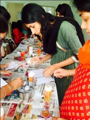 Candle Making Making Workshop for Corporates