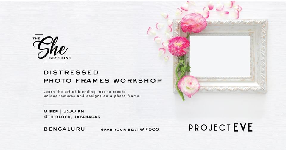 Distressed Photo Frames Workshop