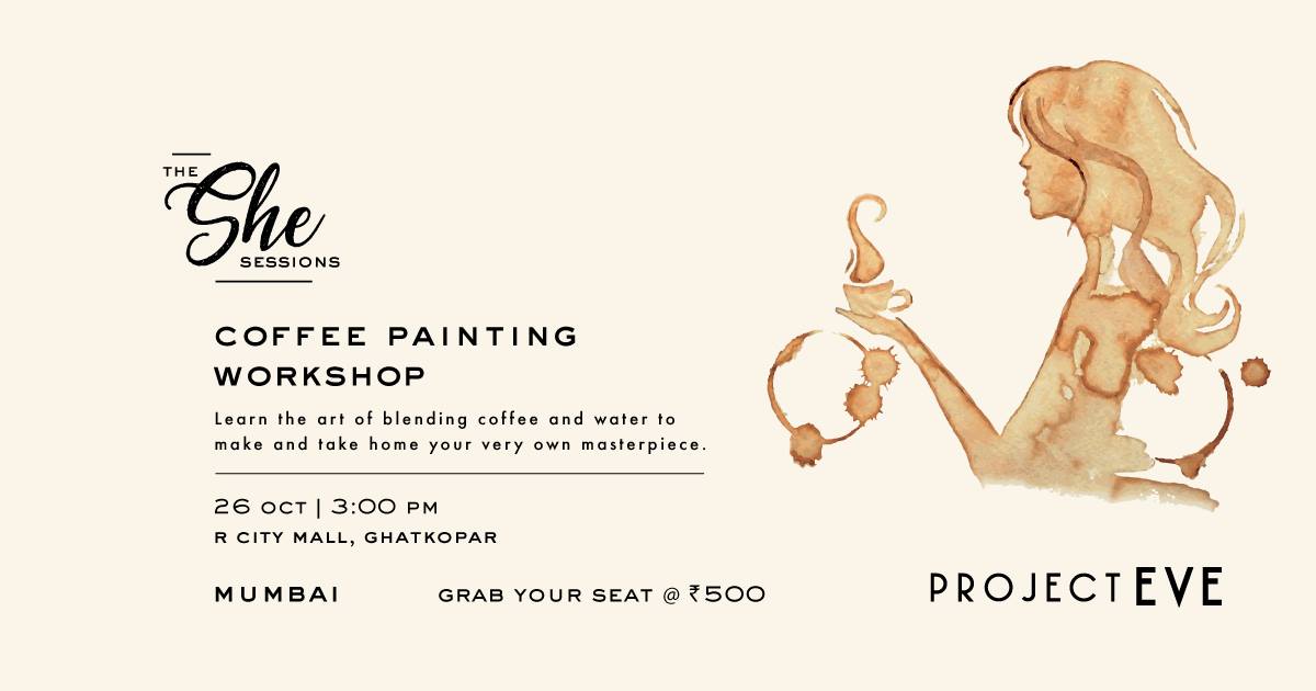 coffee painting workshop