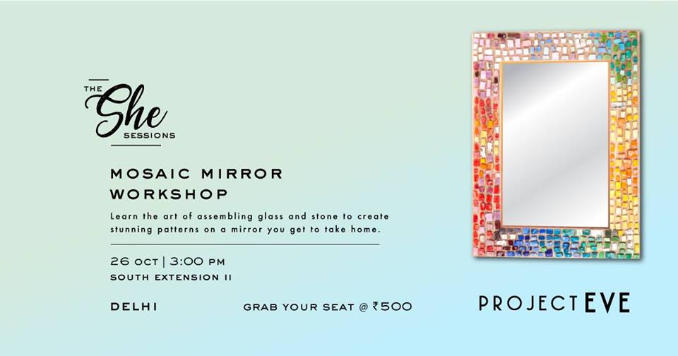 Mosaic mirror workshop