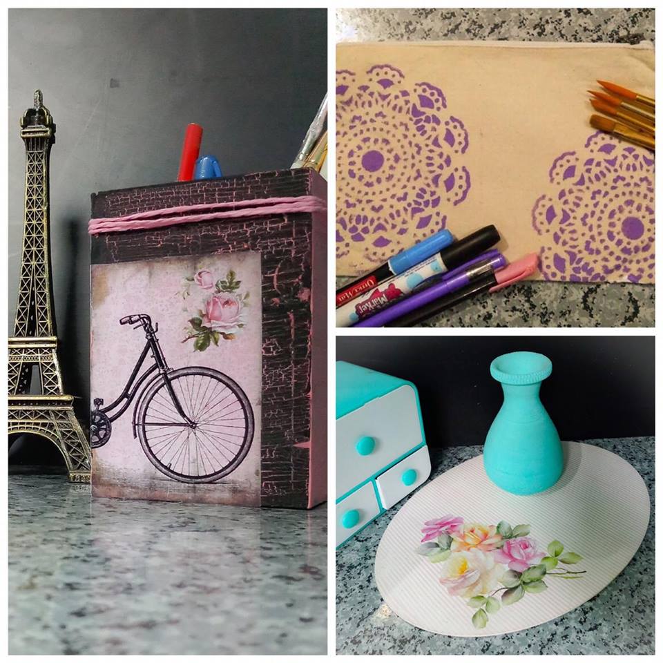 Decoupage backgrounds workshop