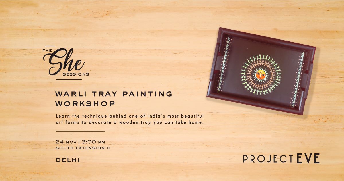 Warli Tray Painting Workshop