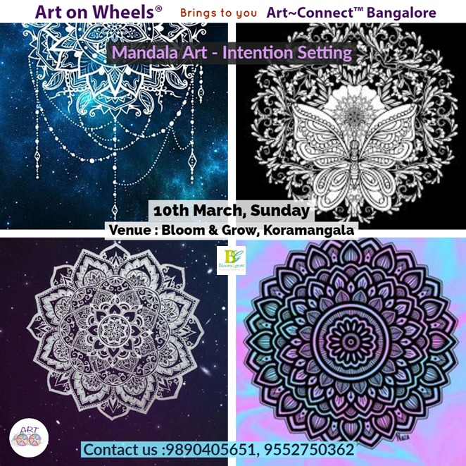 Mandala art, beginner workshop