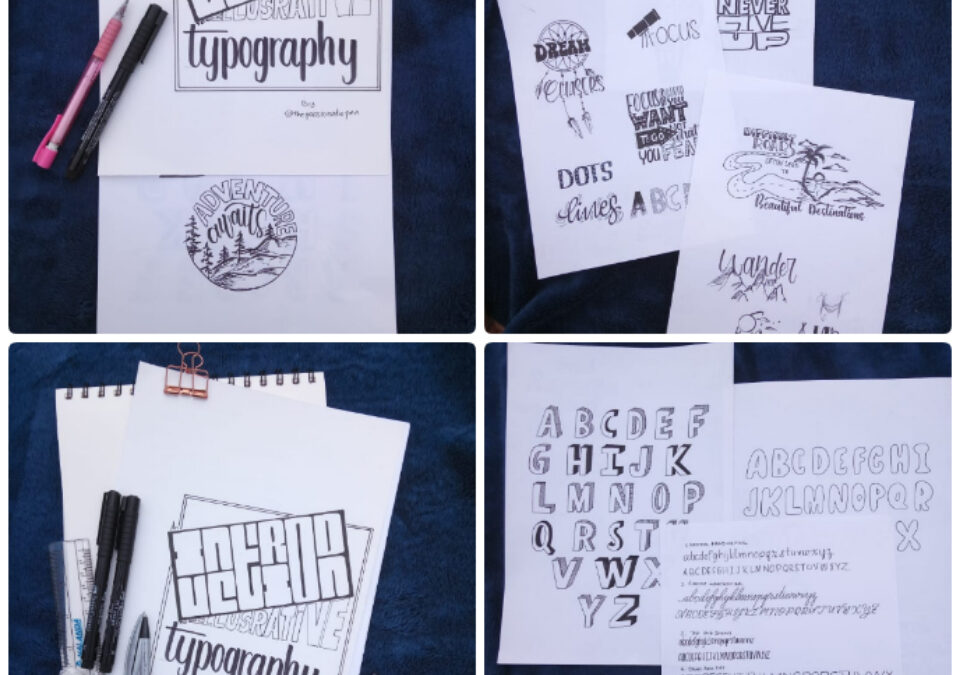 Illustrative typography workshop for beginners