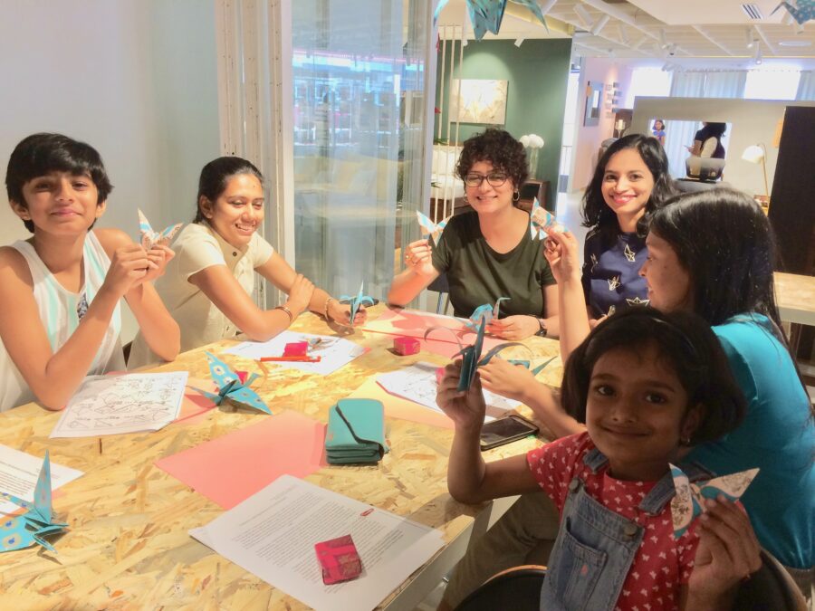 Origami art workshops for corporate