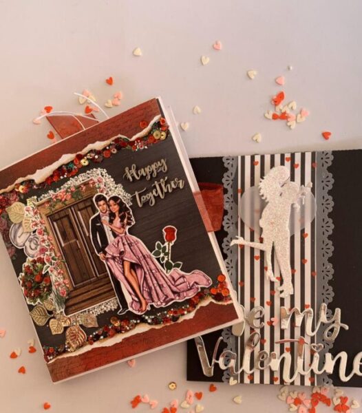 Valentine Mini Album and Card making - Beginners workshop in Bangalore