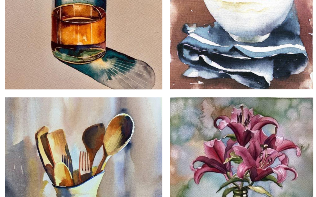 Watercolor Still Life Classes (Advanced sessions)