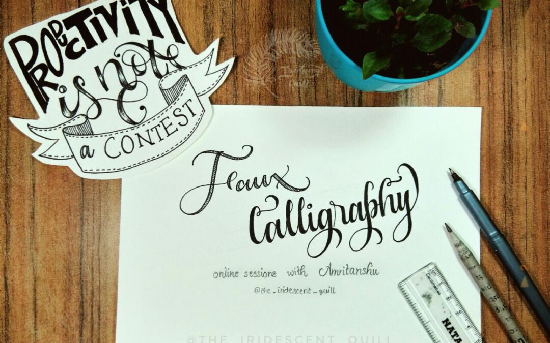Faux calligraphy – Two Day Online Workshop