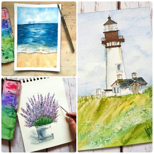 Watercolor Landscapes - online Workshop