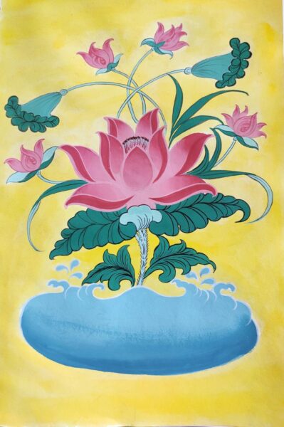 Thangka Painting (Lotus) - Online Workshop