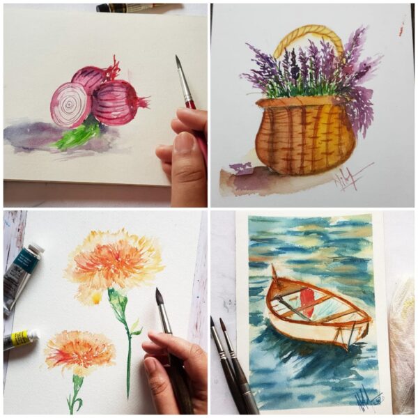 Watercolor Painting Online Classes - For Beginners and Intermediates