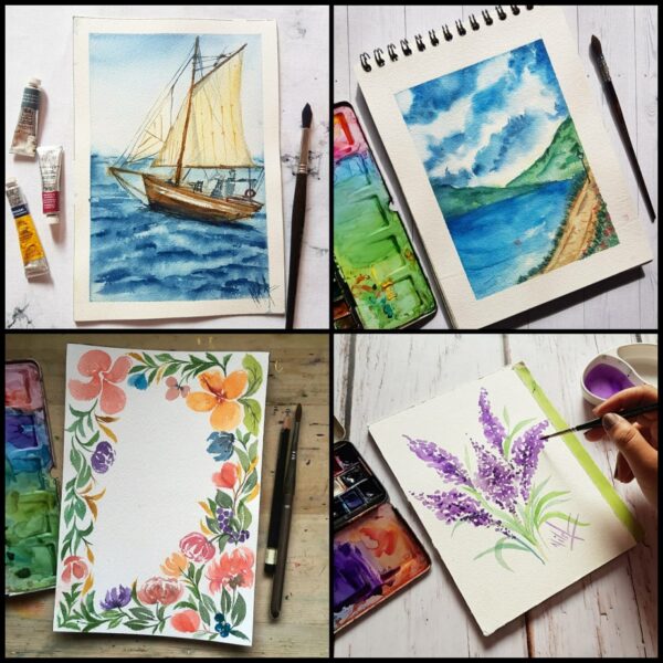 Watercolor Painting Online Classes - For Beginners and Intermediates -
Bloom & Grow