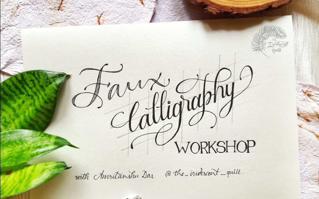 Faux calligraphy – Three Day Online Workshop