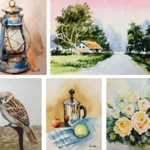 Watercolor Painting Online Summer camp for beginners