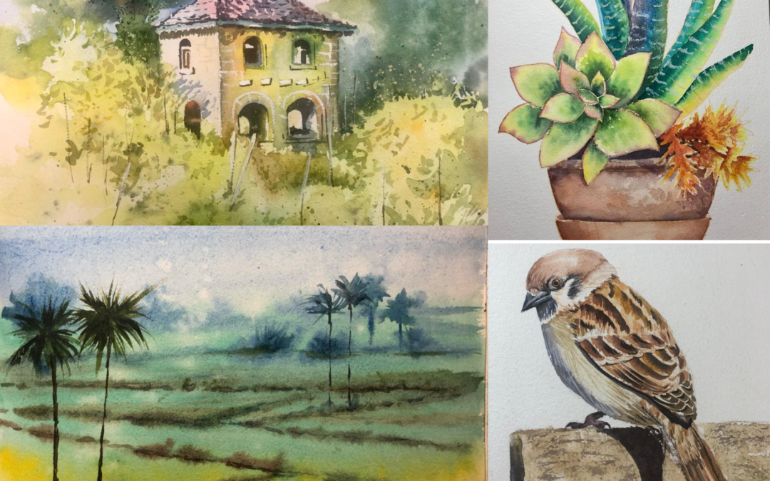Watercolor Painting Online Course – For Beginners